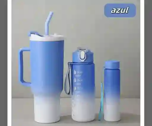 Termo Motivacional X3 Color Azul