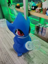 Pipa De Agua Y Bong De Silicón Edición Dragón Azul - Poder Místico Legendario