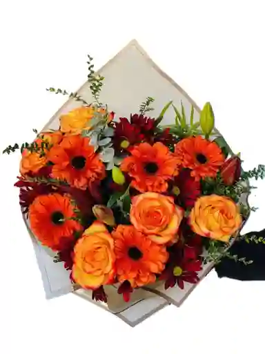 Gerberas, Lirios, Margaritas, Rosas Espectral