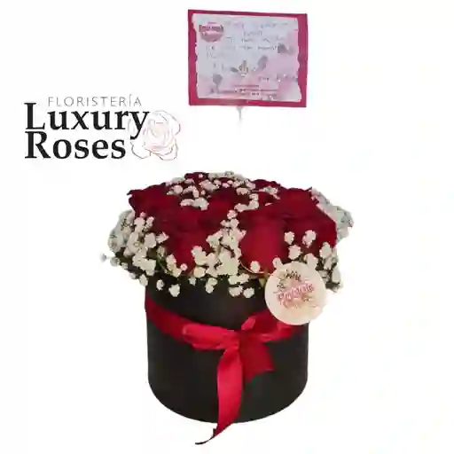 Cilindro Rosas Rojas