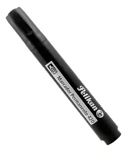Marcador Permanente Negro X10und Pelikan