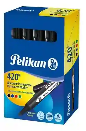 Marcador Permanente Negro X10und Pelikan