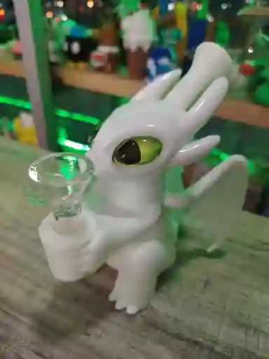 Pipa De Agua Y Bong De Silicón Edición Furia Lunar - Dragona Celestial Luminosa
