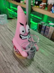 Pipa De Agua Y Bong De Silicón Edición Patricio Estrella Loco - ¡diversión Bajo La Roca!