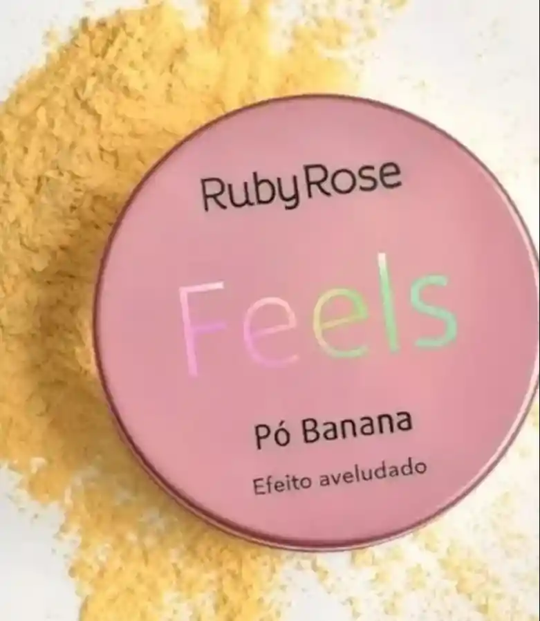 Polvos Sueltos Banana Fijador Para Sellar Maquillaje Matificante Marca Ruby Rose