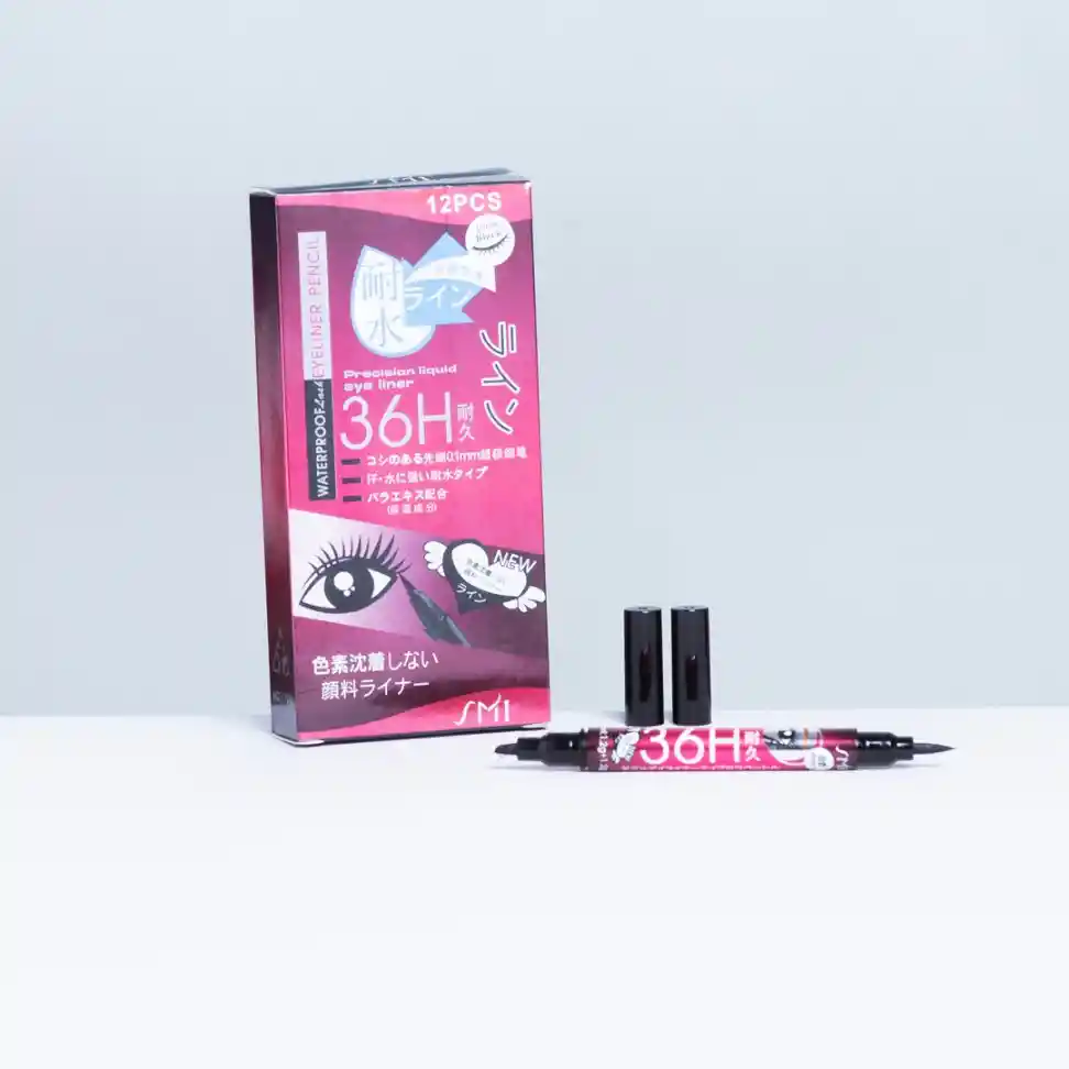 Delineador Doble Punta Tipo Plumon 36 H