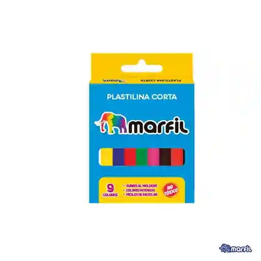 Plastilina Corta Marfil X9 Colores
