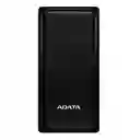 Cargador Bateria Portatil Adata Pbc20 20.000 Mah Usb Tipo A Y C Negro