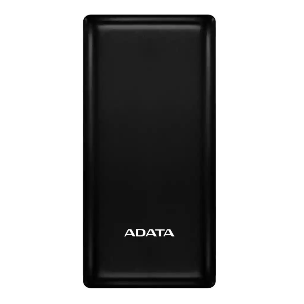 Cargador Bateria Portatil Adata Pbc20 20.000 Mah Usb Tipo A Y C Negro