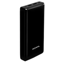 Cargador Bateria Portatil Adata Pbc20 20.000 Mah Usb Tipo A Y C Negro