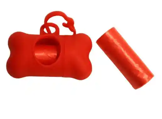 Dispensador De Bolsa Hueso Roja