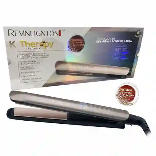 Plancha De Cabello Profesional K Therapy Con Keratina Y Aceite De Argan 450°c