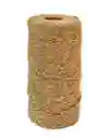 Hilo Decorativo De Yute Natural Con Plateado 2mm X 100metros