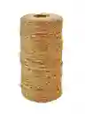 Hilo Decorativo De Yute Natural Con Dorado 2mm X 100metros
