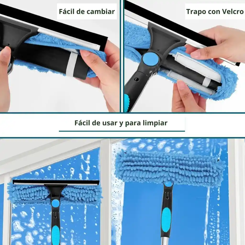 Limpiador De Ventanas Extensible 4 Metros