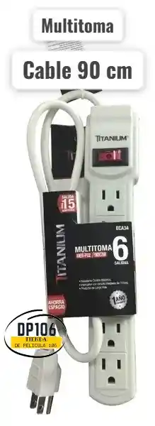 Multitoma Timer Mecánico Cable 90 Cm