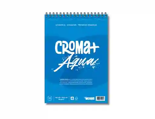 Bitácora Croma+ Aqua 250 Gr A4 X 30 Hojas Icopel
