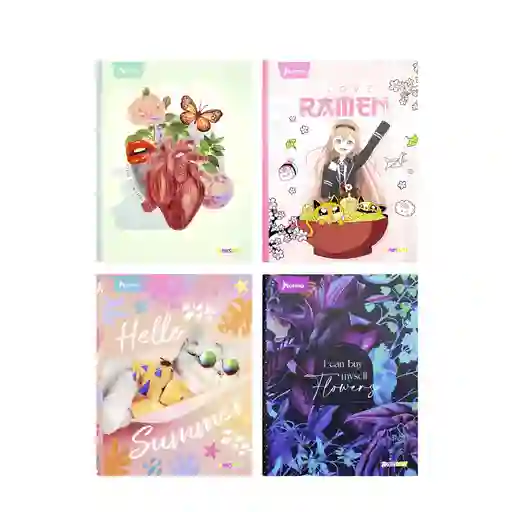 Cuaderno X-presarte Pasta Dura Cosido Femenino Cuadros