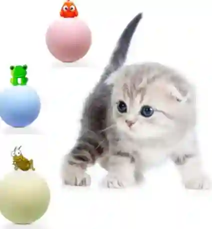 Pelota Interactiva Con Sonido De Ave Pájaro Para Gato