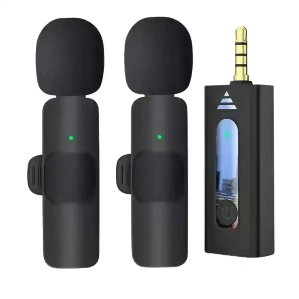 Micrófono Tipo Solapa Inalámbrico K35 Con Entrada 3.5mm