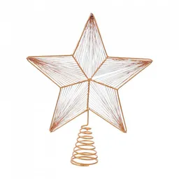 Punta De Arbol Santini 27cm Dorado Hierro