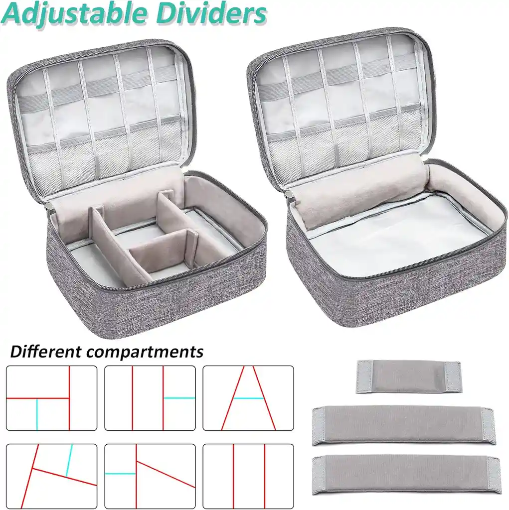 Estuche Organizador Cables Usb Cargador Disco Duro Tablet