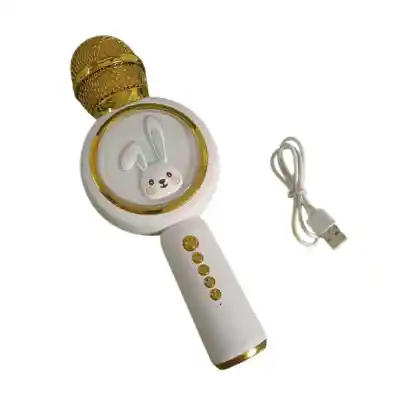 Micrófono Inalámbrico Infantil Bluetooth Diseño De Conejo