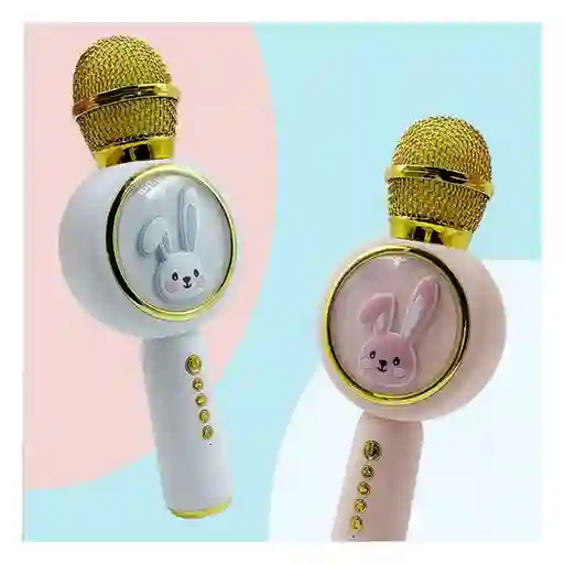 Micrófono Inalámbrico Infantil Bluetooth Diseño De Conejo