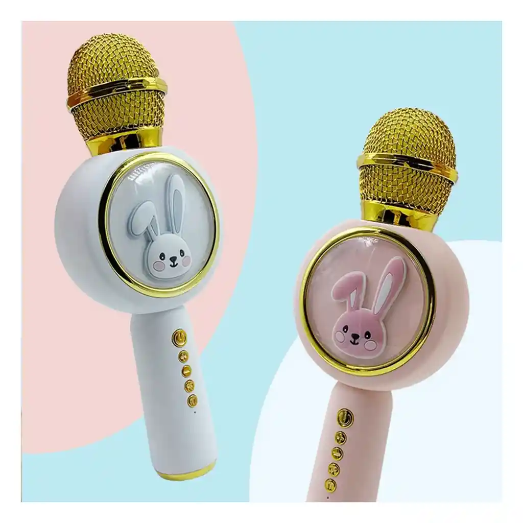 Micrófono Inalámbrico Infantil Bluetooth Diseño De Conejo