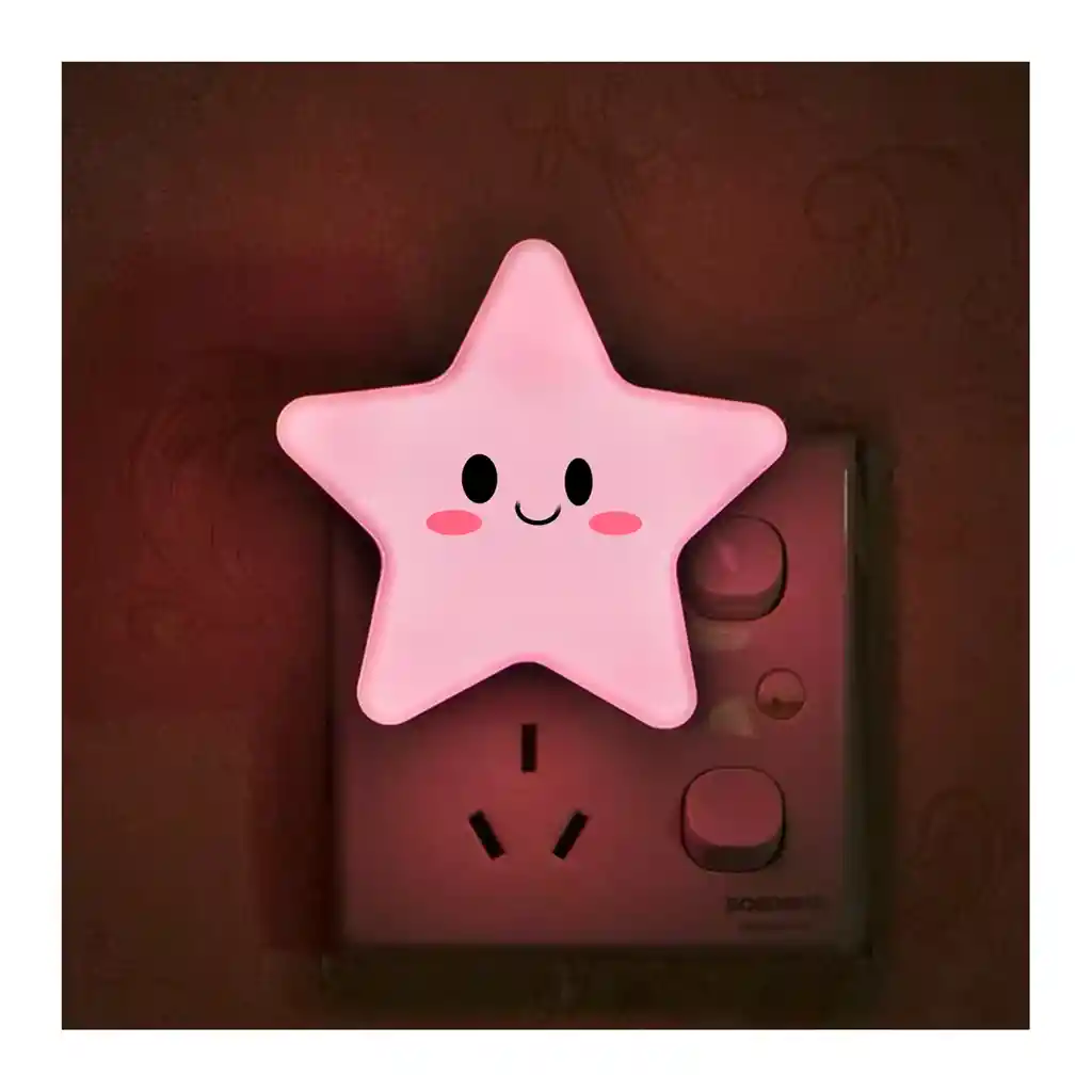Lámpara Infantil Estrella De Pared Para Noche Habitación