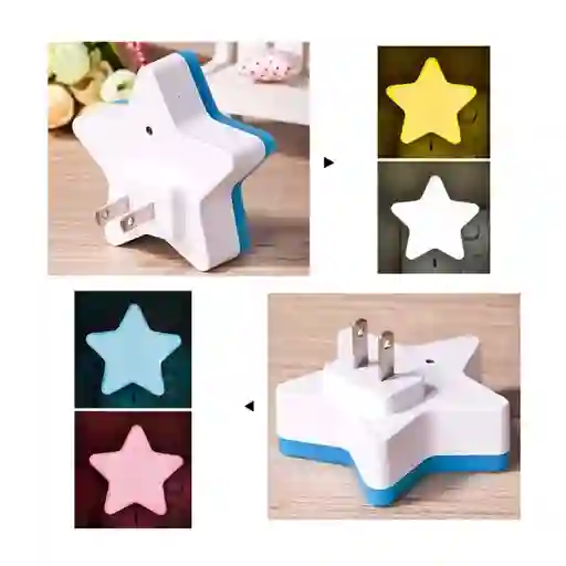 Lámpara Infantil Estrella De Pared Para Noche Habitación