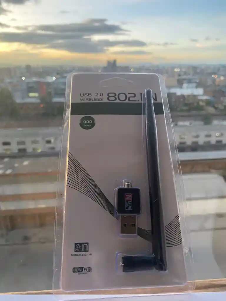 Adaptador Receptor Wifi Usb Inalambrico 150 Mbps Con Antena