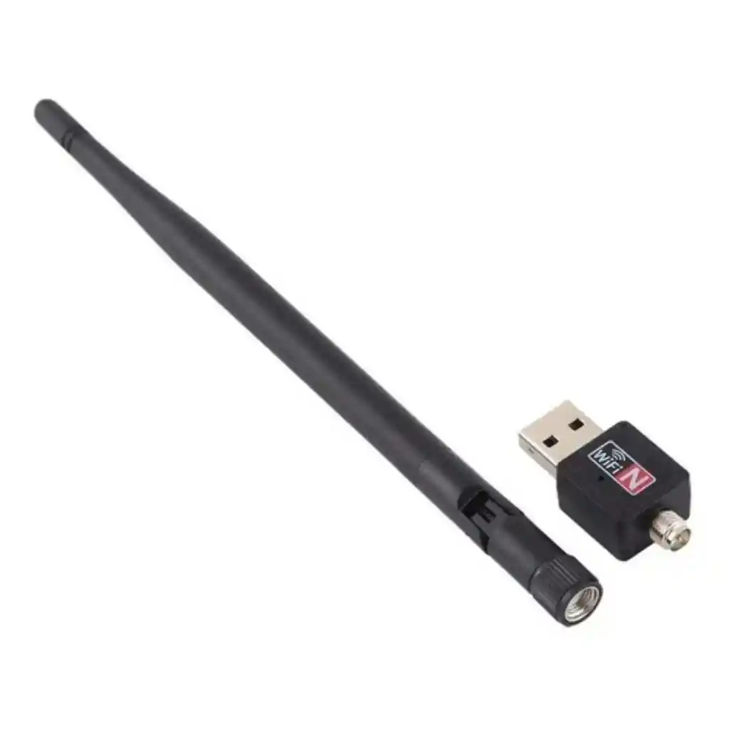 Adaptador Receptor Wifi Usb Inalambrico 150 Mbps Con Antena