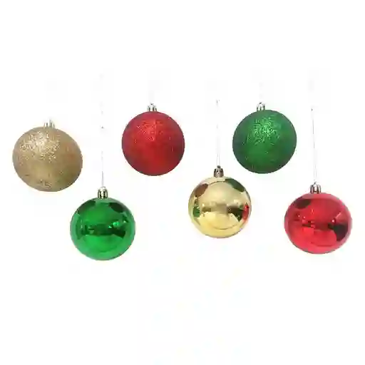 Bolas Nav X12pzs 7 Cm Expressions Christmas Tradicional