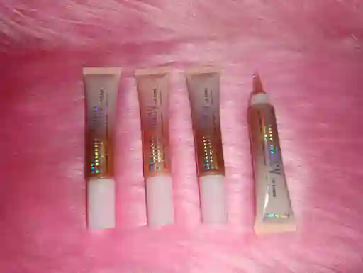 Brillo Labial Gloss Juicy Lip Con Destellos Brillantes Efecto Plump