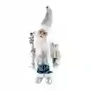 Santa Navideño Santini 13x40cm Silver