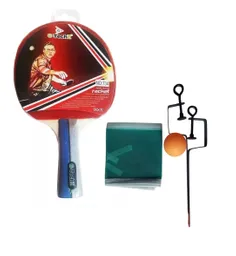 Raqueta De Ping Pong Tenis De Mesa + Malla + Parales+ Bola