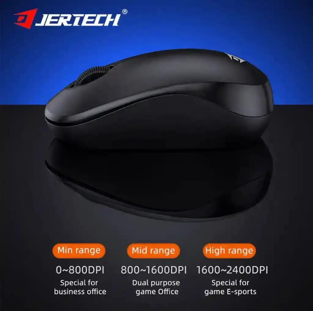 Mouse Inalámbrico Jertech Jr5 Colores Varios