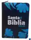 Biblia Reina Valera 1960 Mediana Rvr Letra Grande Pjr Color Azul Con Ayudas Digitales