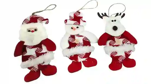 Juguetes Peluches Muñecos Diseño Navideño Papa Noel Muñeco De Nieve Reno