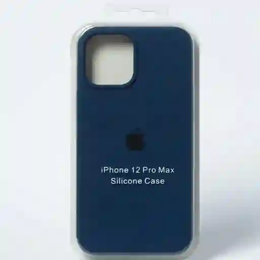 Silicon Case Iphone 12 Pro Max Azul Rey