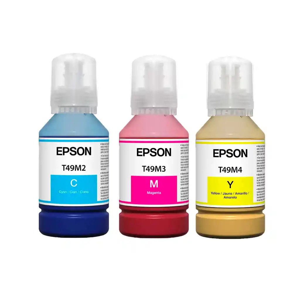 Tinta Epson T49m Gran Formato Para Impresoras Workforce Wf-c5210 Wf-c5290 Wf-c5710 Wf-c5790 X3 Unidades