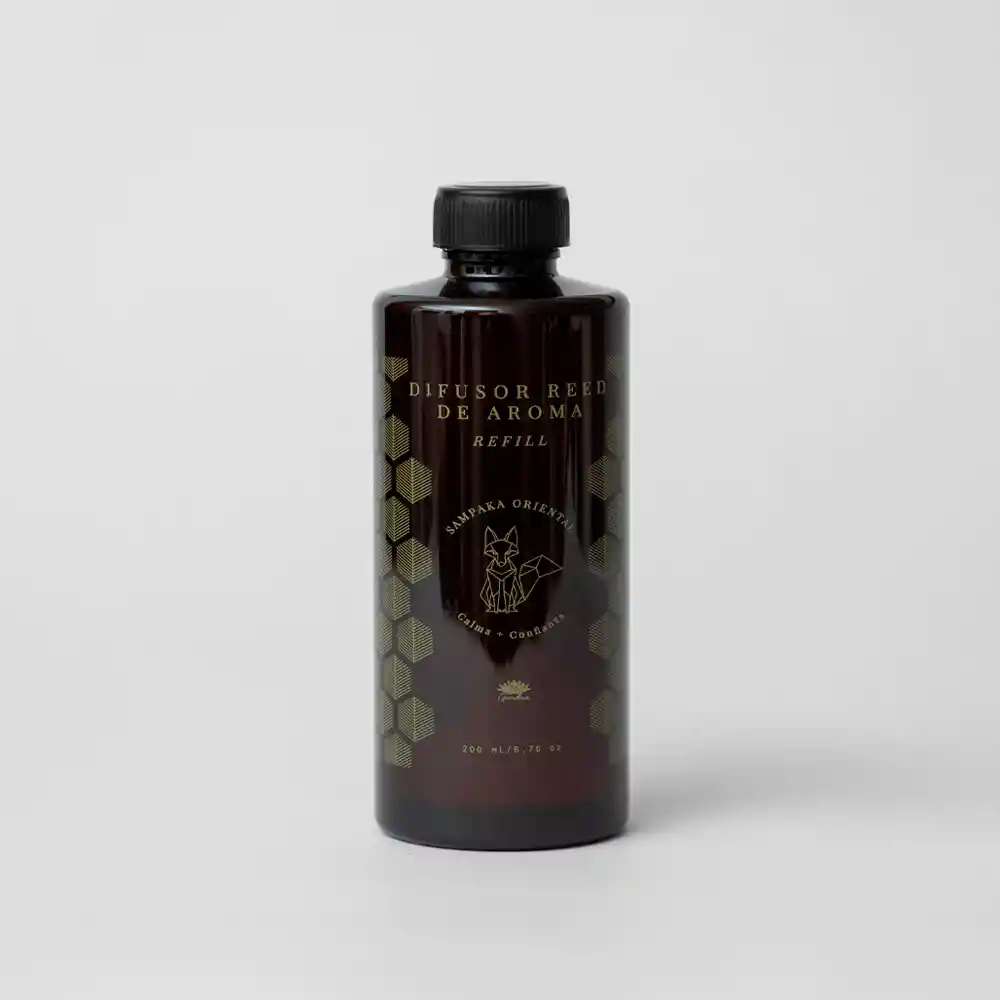 Refill Difusor Reed De Aroma Sampaka Oriental 200 Ml