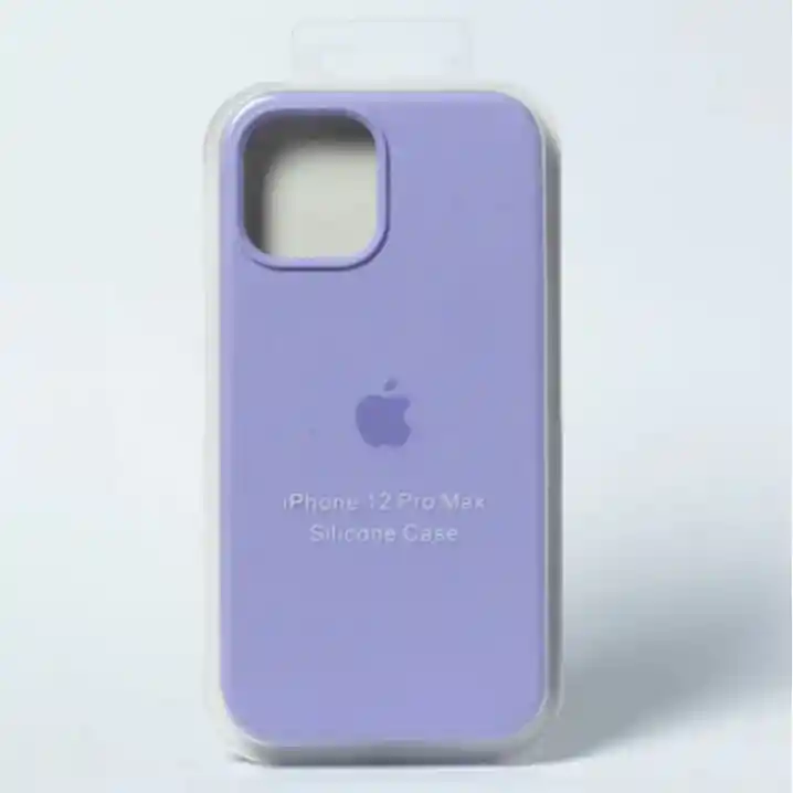 Silicon Case Iphone 12 Pro Max Lila