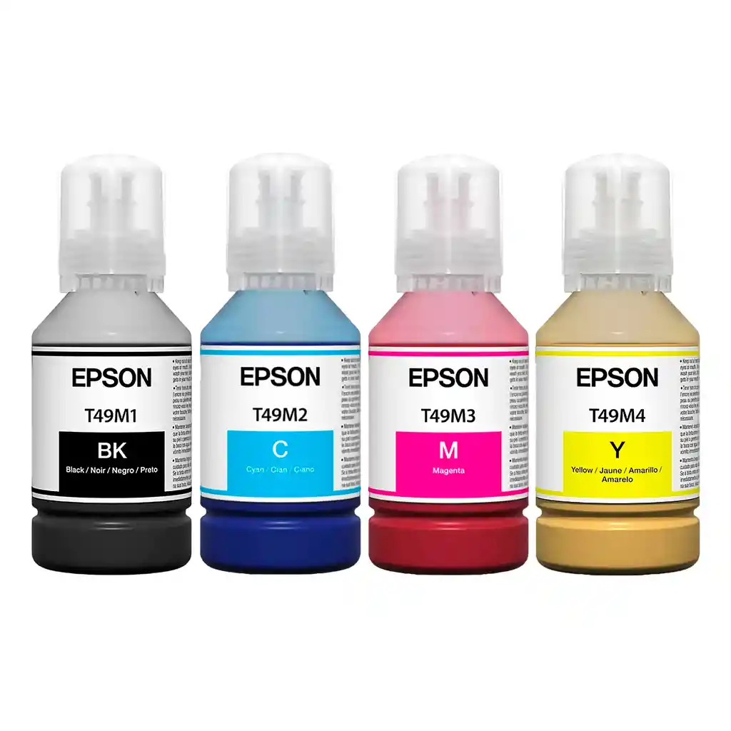 Tinta Epson T49m Gran Formato Para Impresoras Workforce Wf-c5210 Wf-c5290 Wf-c5710 Wf-c5790 X4 Unidades
