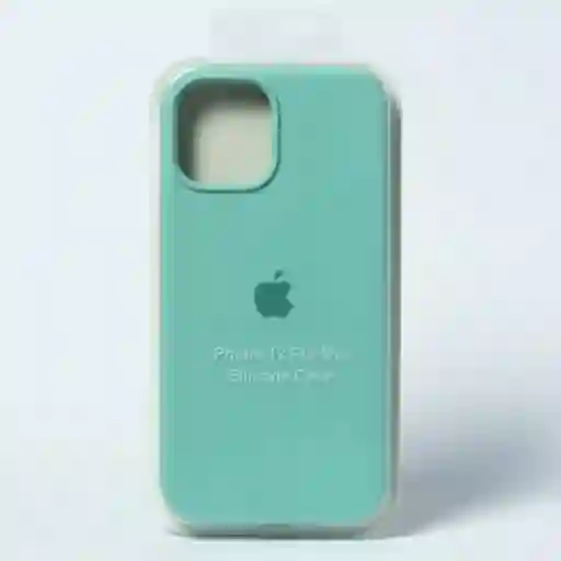 Silicon Case Iphone 12 Pro Max Verde Menta