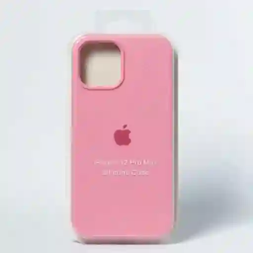 Silicon Case Iphone 12 Pro Max Rosado