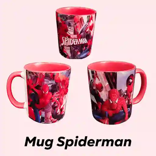 Mug (taza ) Spiderman Color Rojo
