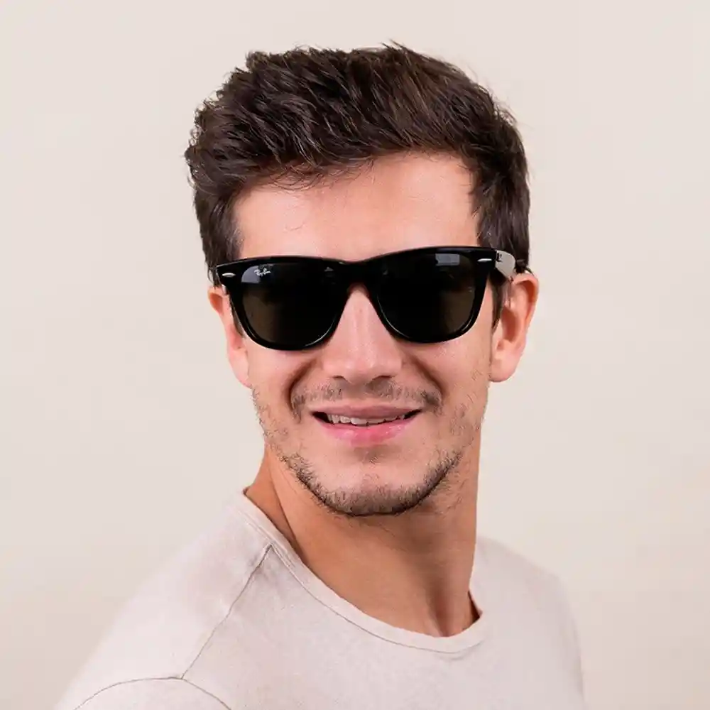 Gafas De Sol Ray Ban Wayfarer Rb2140 901 Color Negro Talla 54mm