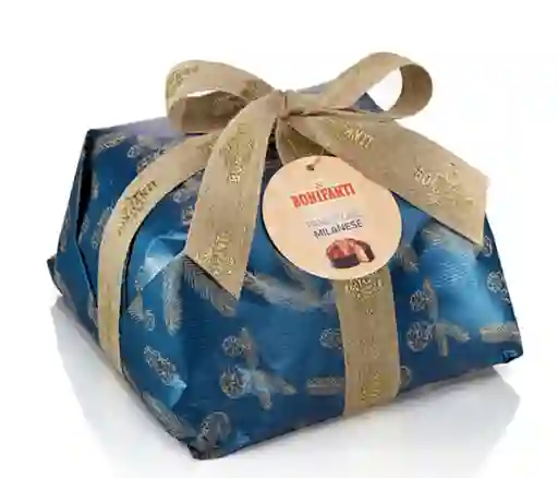 Panettone Milanese Basso Incarto Kraft Retro